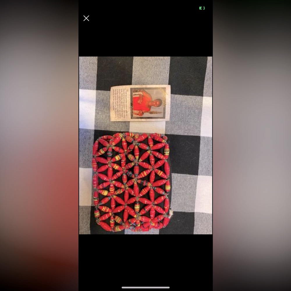 Handmade purse from Nairobi